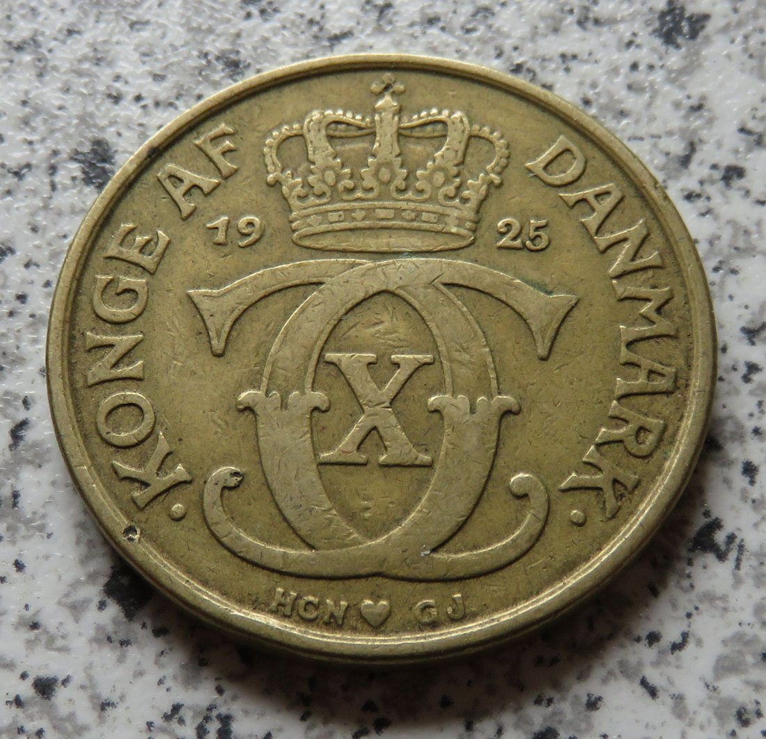  Dänemark 2 Kroner 1925   