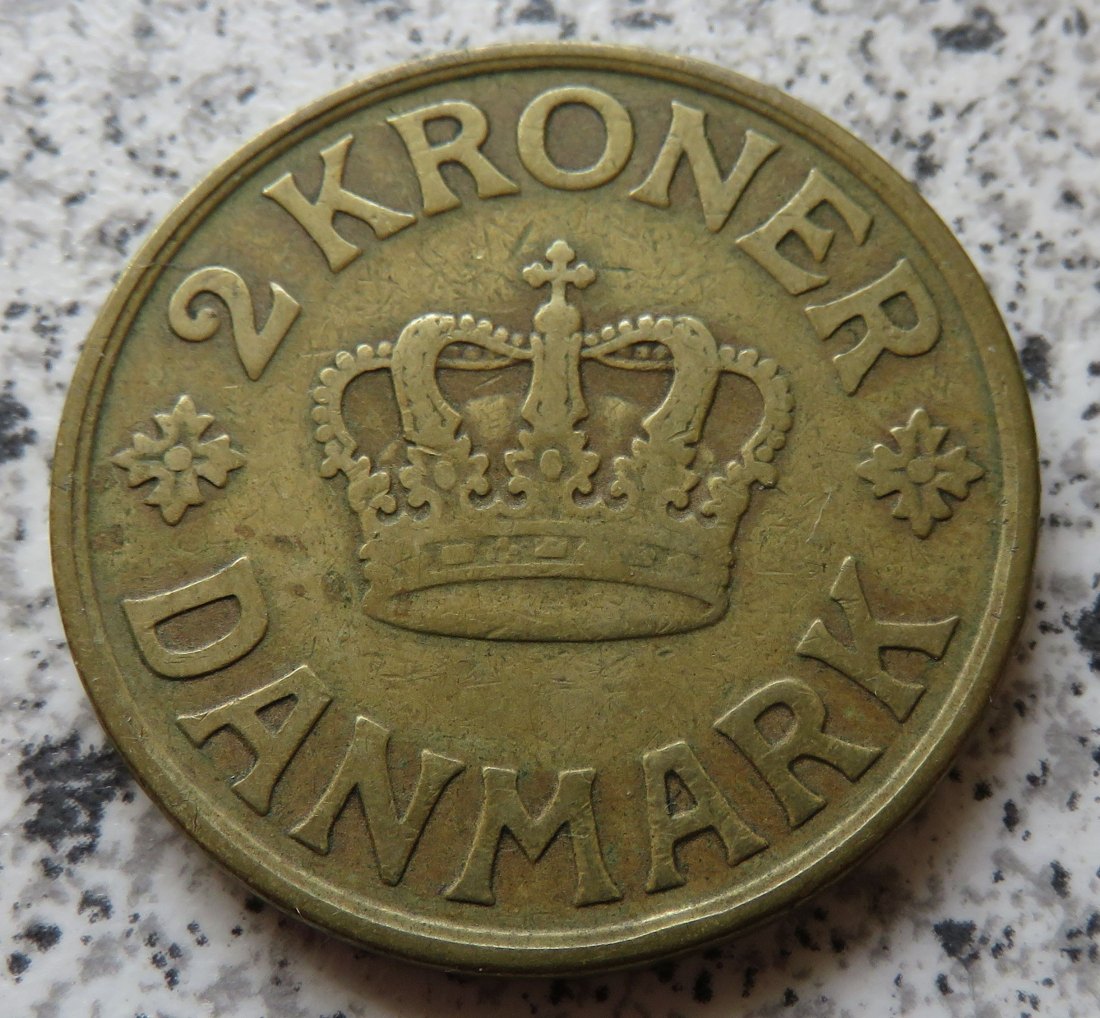  Dänemark 2 Kroner 1925   