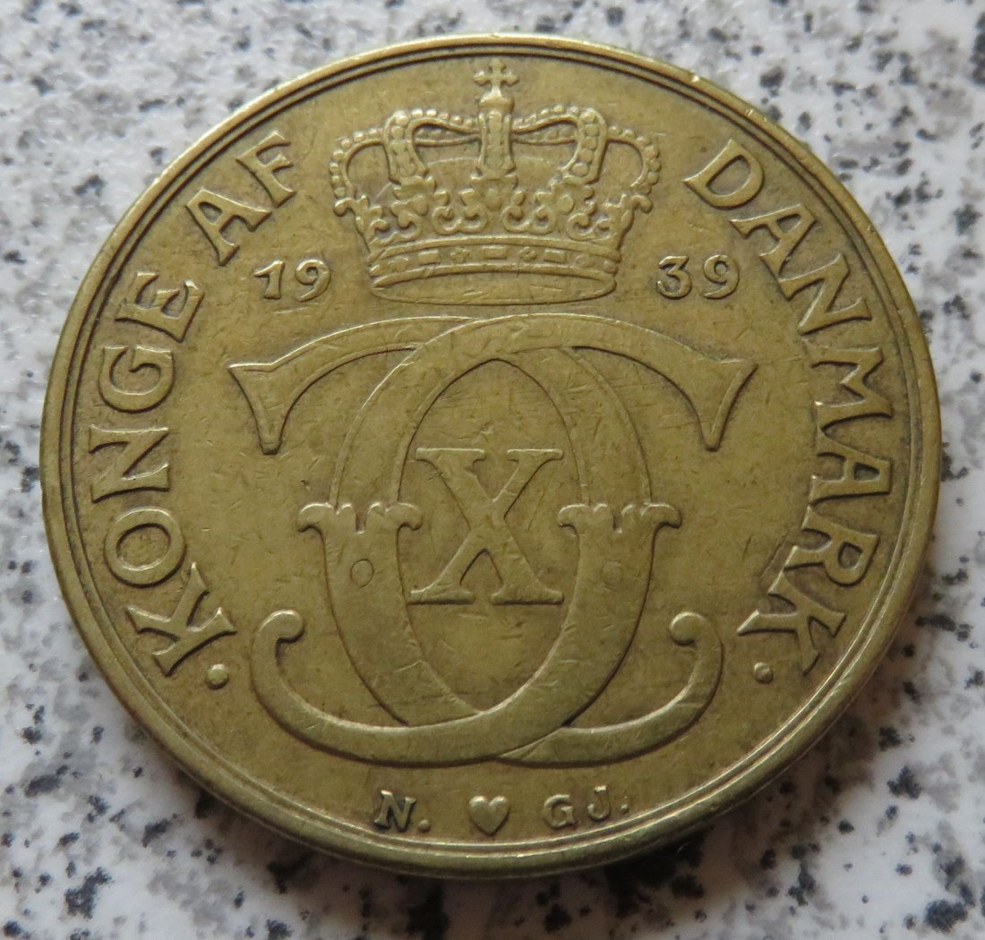  Dänemark 2 Kroner 1939   