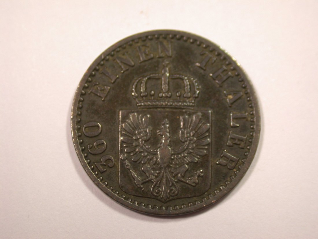  J01 Preussen 1 Pfennig 1873 B in ss+  Originalbilder   