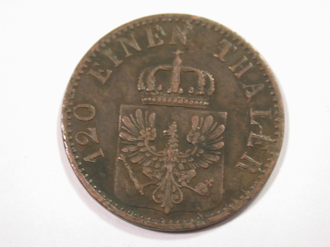  J01 Preussen  3 Pfennig 1869 B in ss   Originalbilder   