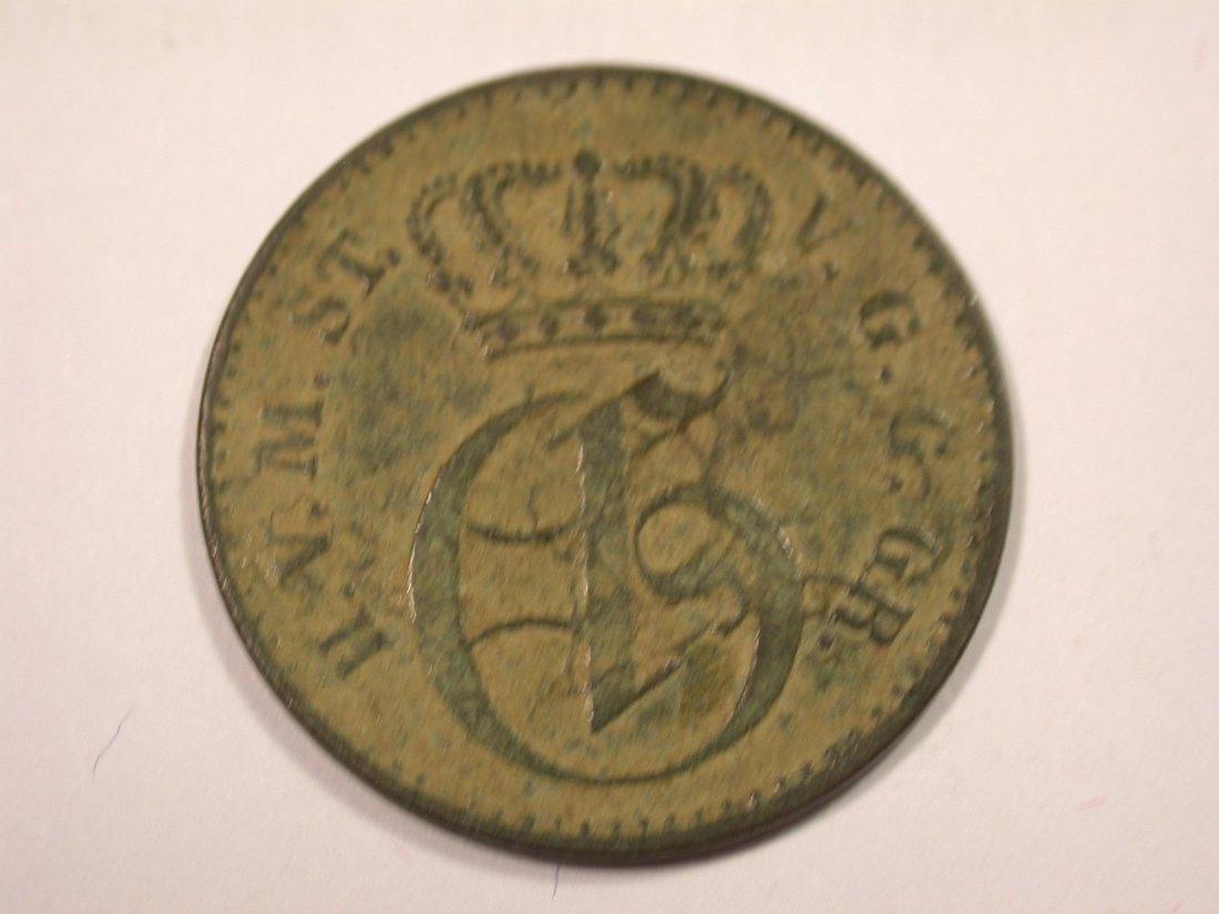  J01  Mecklenburg Strelitz  3 Pfennig 1859 in ss-vz   Originalbilder   