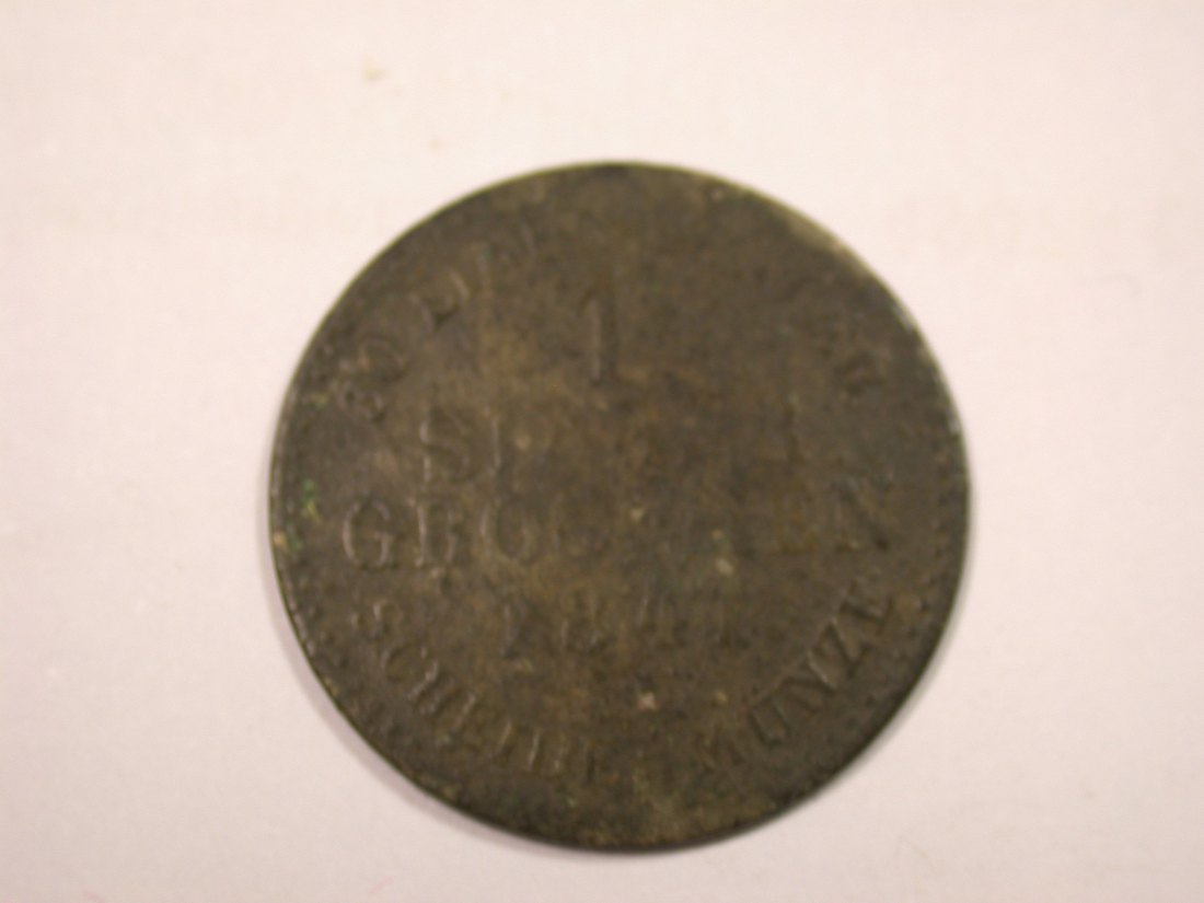 J01 Hessen 1 Silbergroschen 1841 in f.s/s Originalbilder