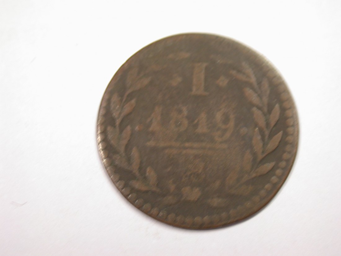 J01 Frankfurt Judenpfennig 1819 in s Originalbilder