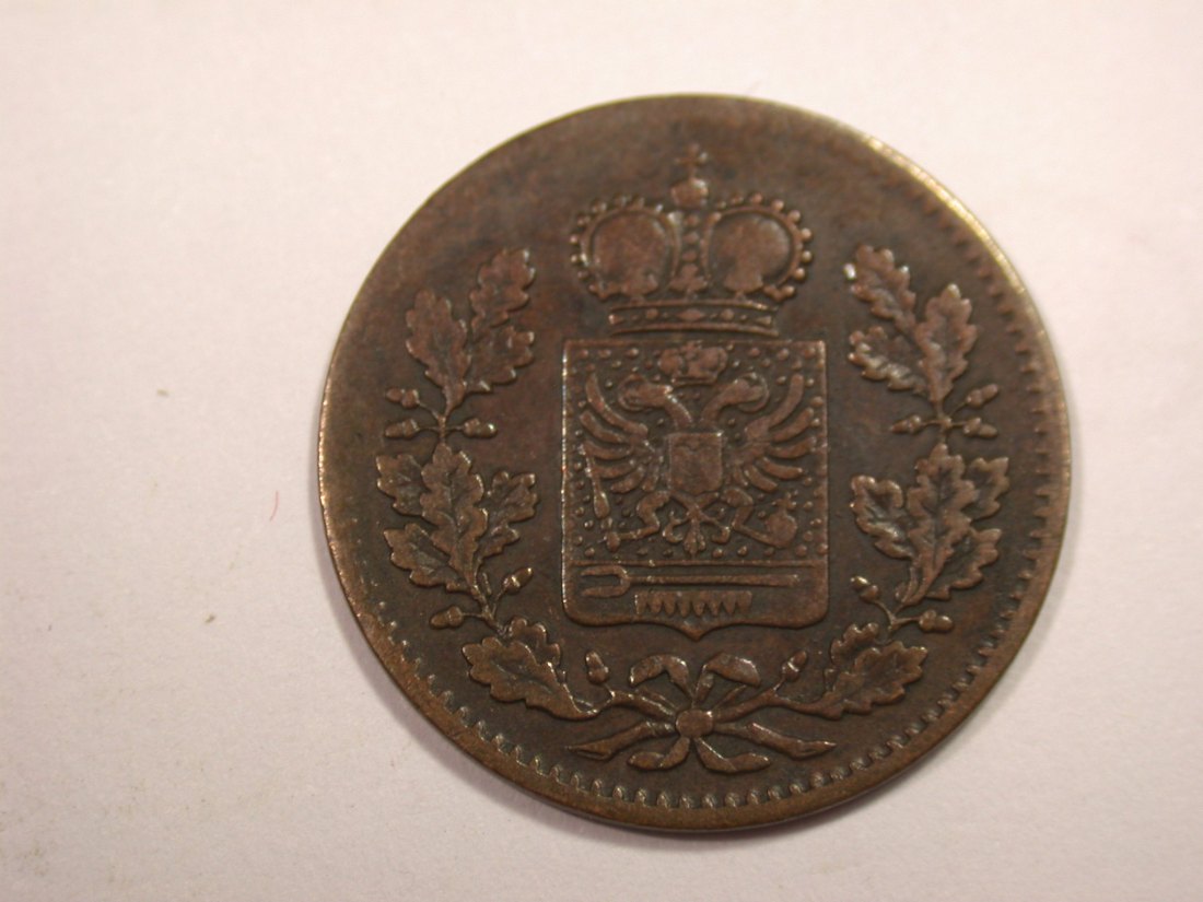  J01  Schwarzburg Rudolstadt 1/4 Kreuzer 1866 in ss+   Originalbilder   