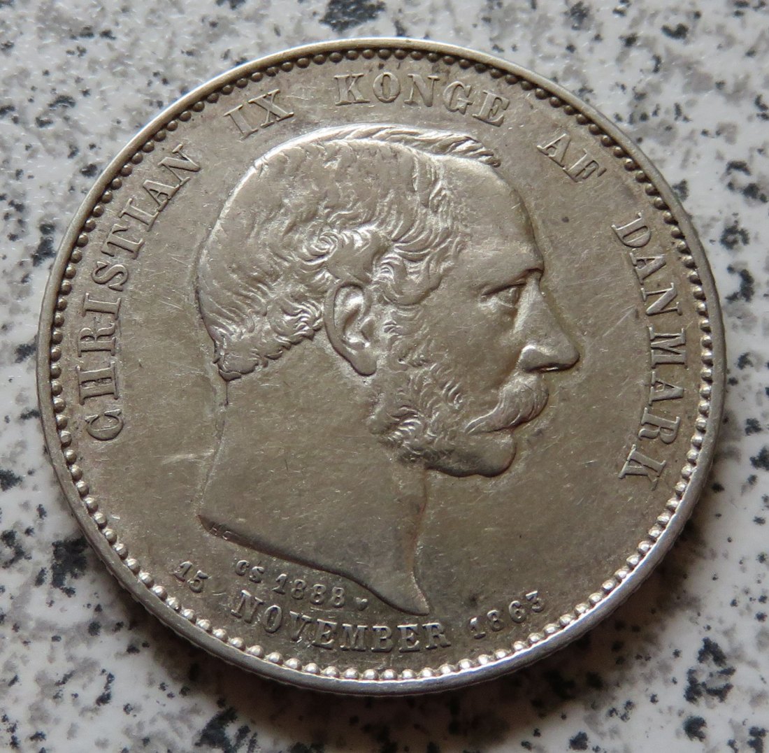  Dänemark 2 Kroner 1888   