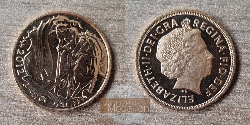 Grossbritannien MM-Frankfurt Feingewicht: 7,32g Sovereign 2012 