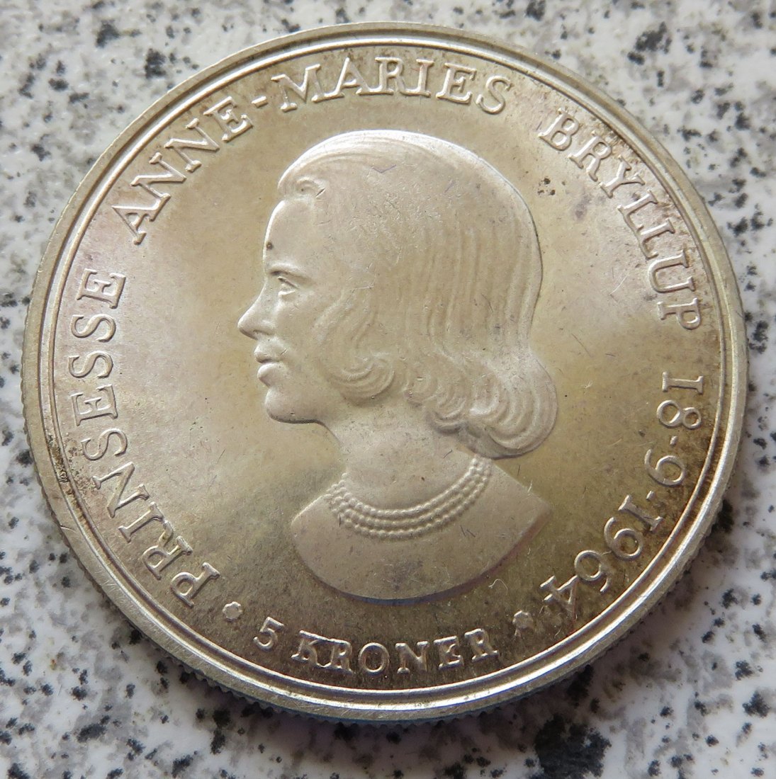  Dänemark 5 Kroner 1964   