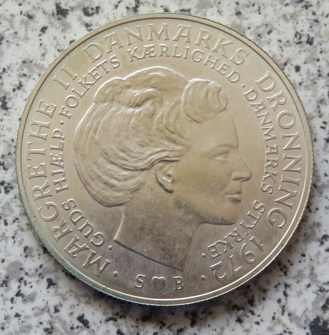  Dänemark 10 Kroner 1972   