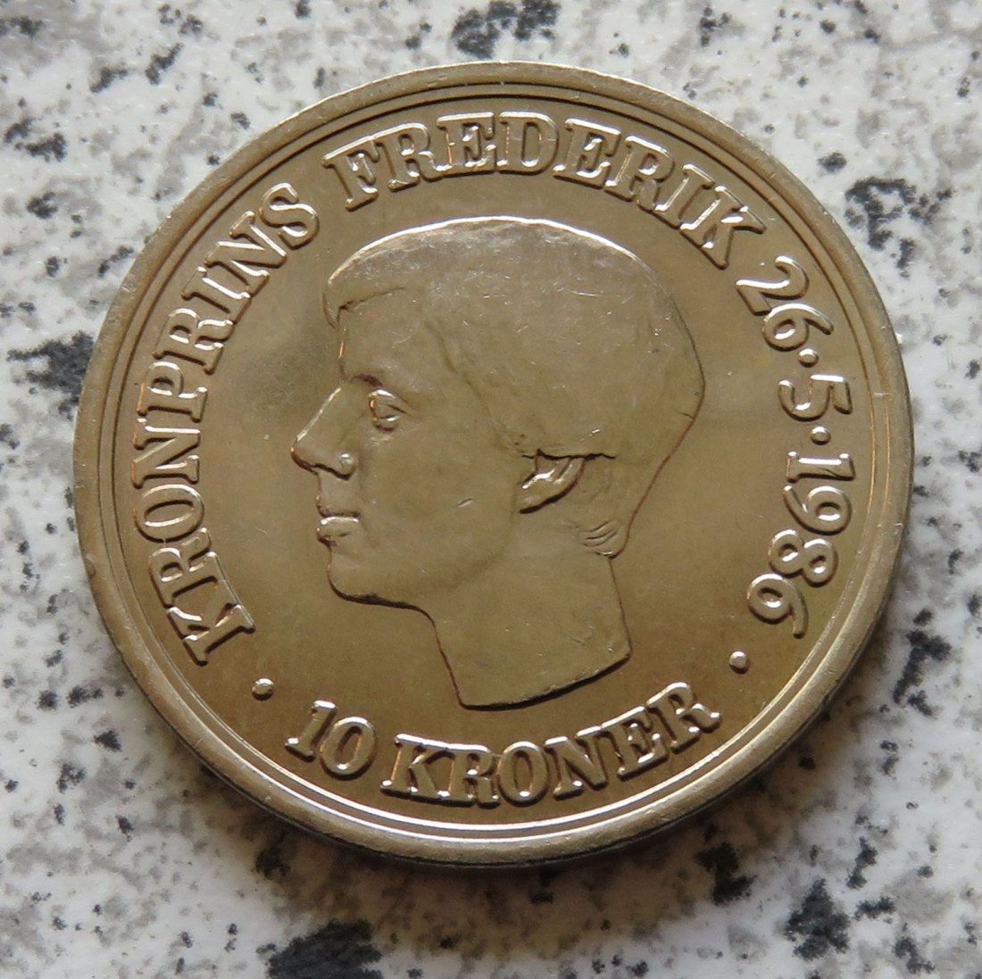  Dänemark 10 Kroner 1986   
