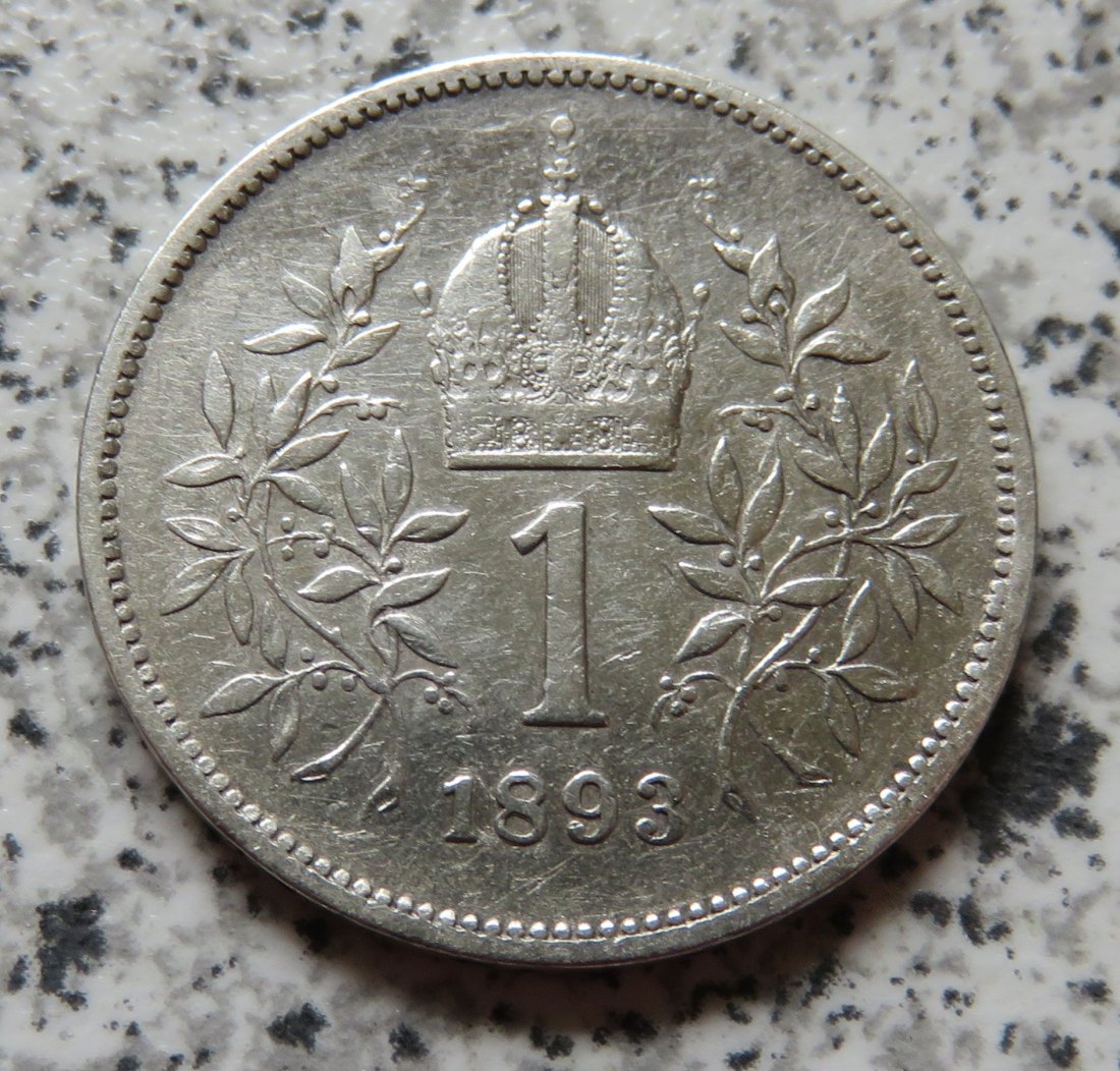  Österreich 1 Corona 1893   