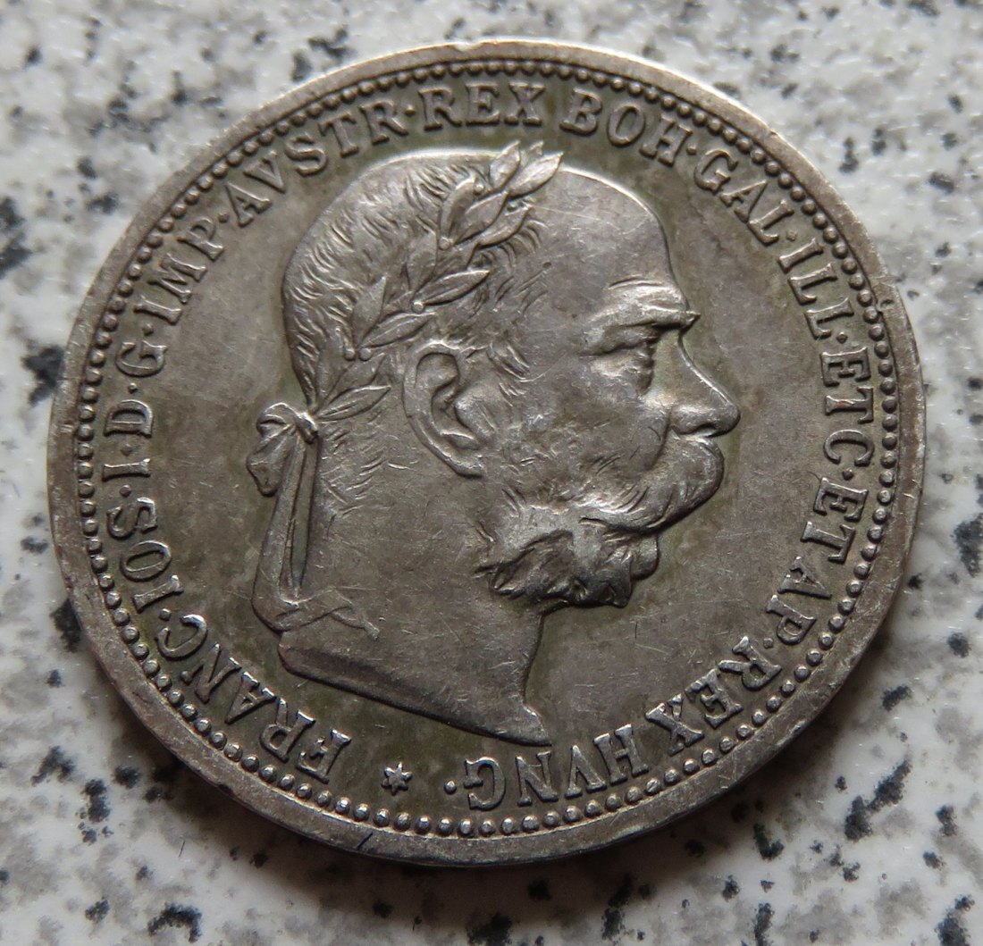  Österreich 1 Corona 1894, besser   