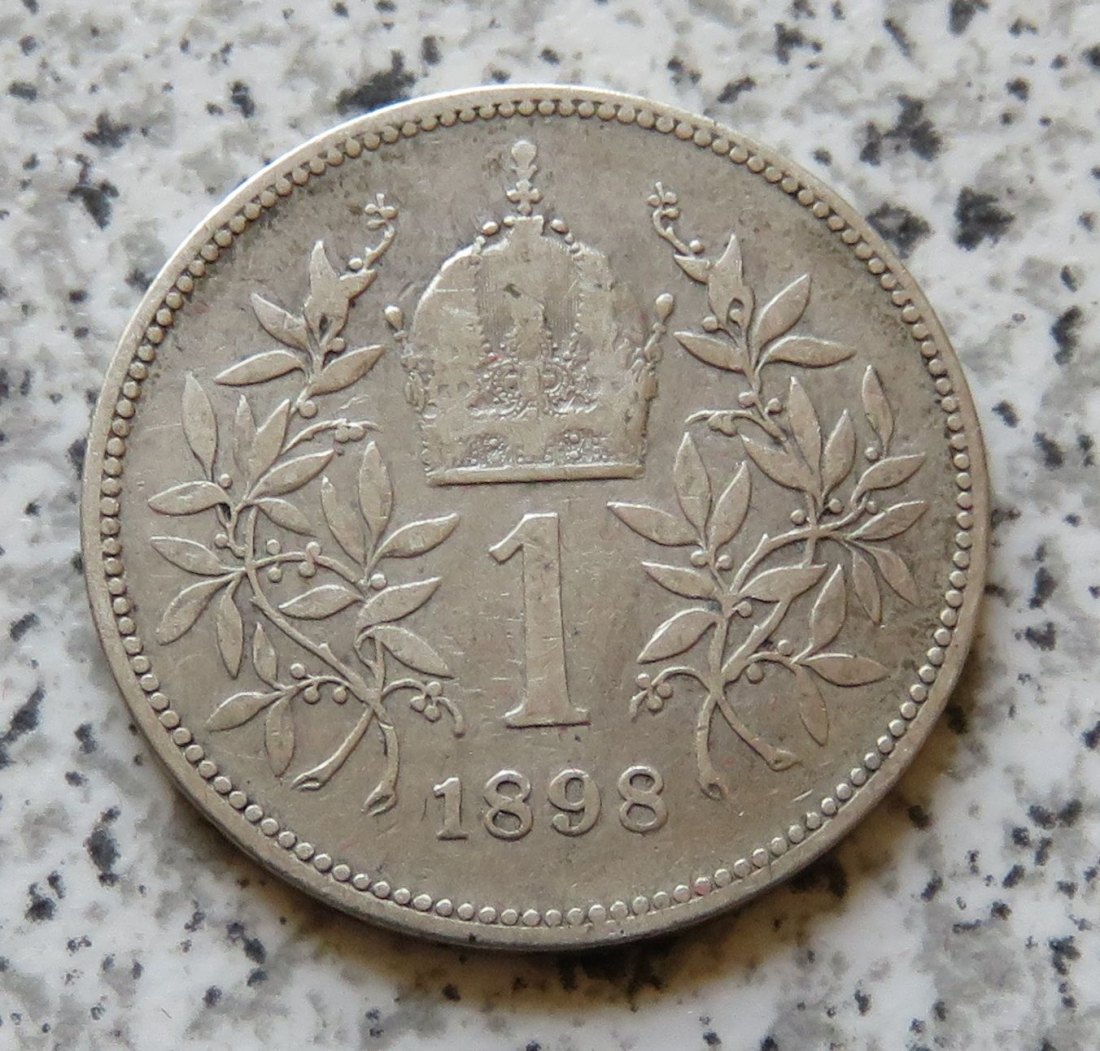  Österreich 1 Corona 1898   
