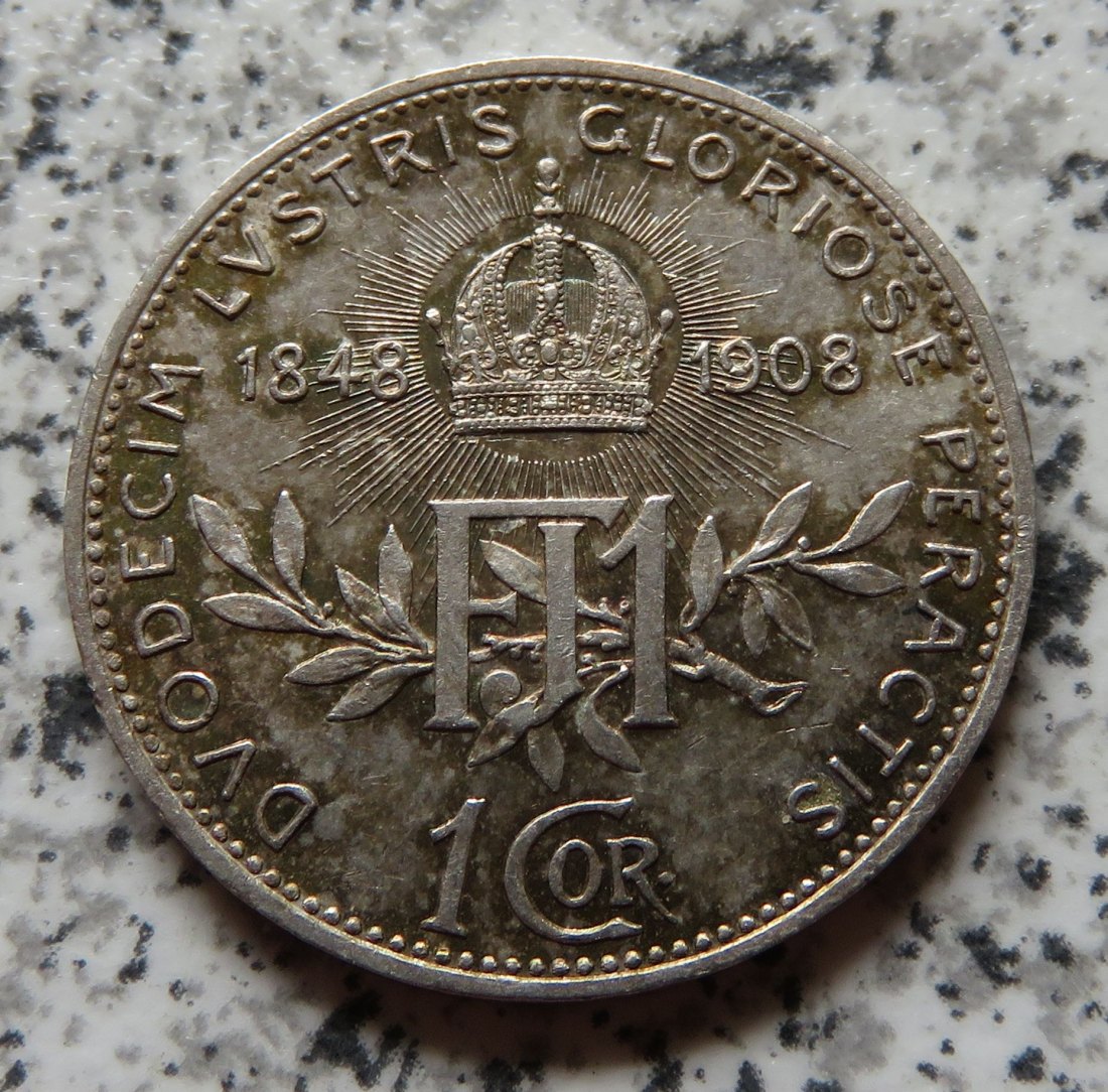  Österreich 1 Corona 1908   