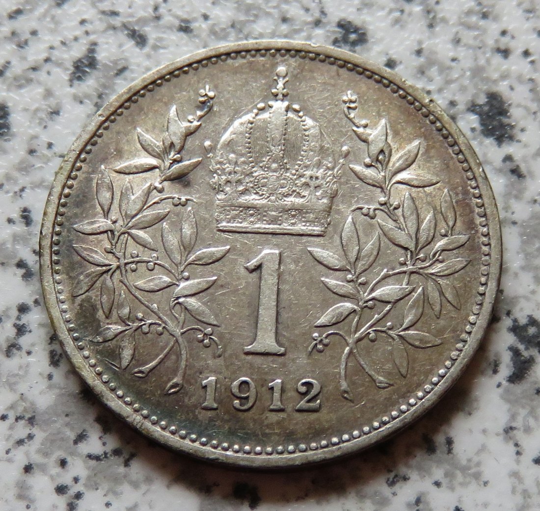  Österreich 1 Corona 1912   