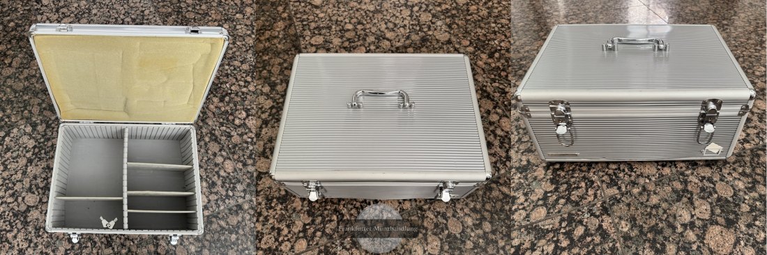  Koffer mit Fächern 37,5x28x12cm = 12,6 Liter Volumen FM-Frankfurt Gewicht: 2,38kg   
