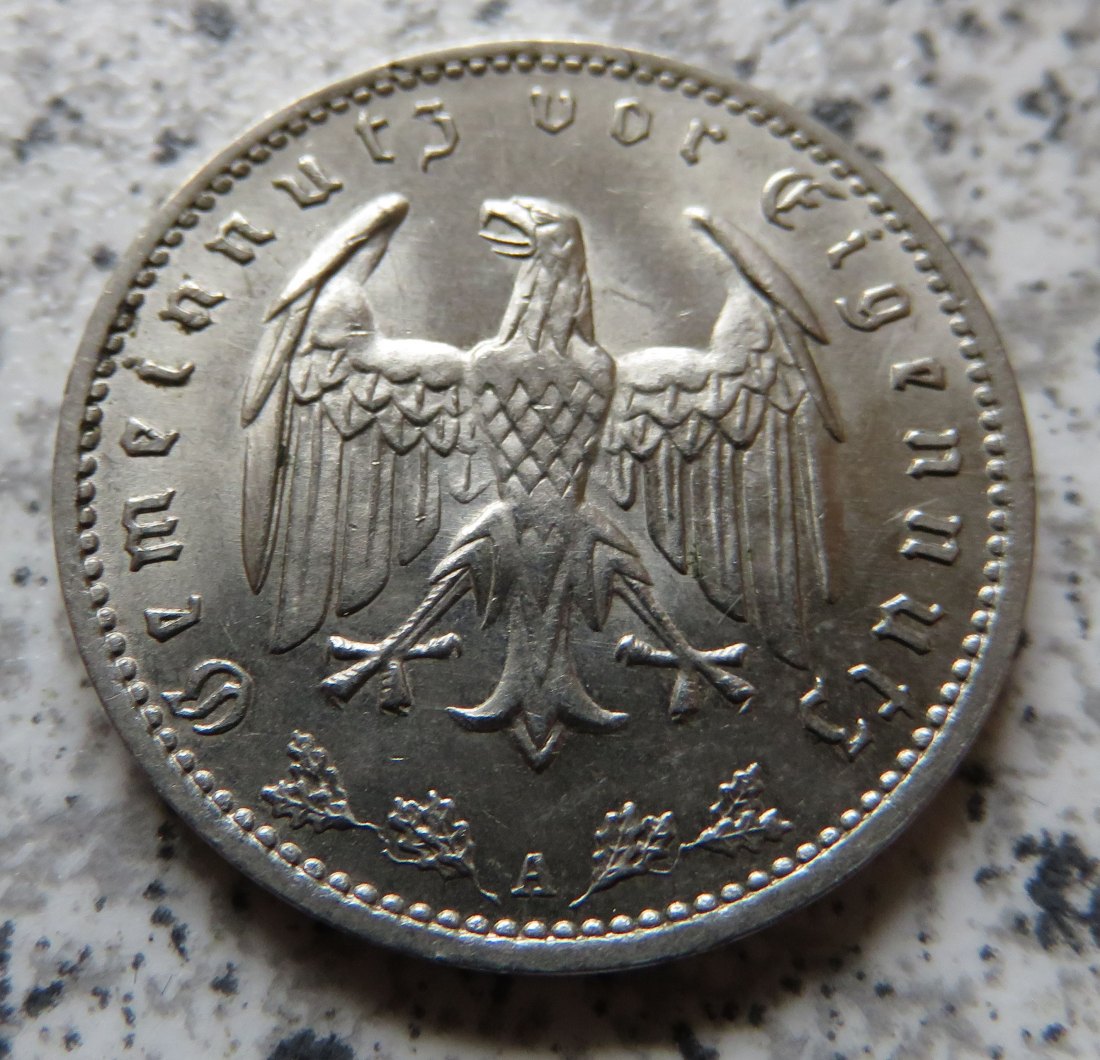  Drittes Reich 1 Reichsmark 1934 A   