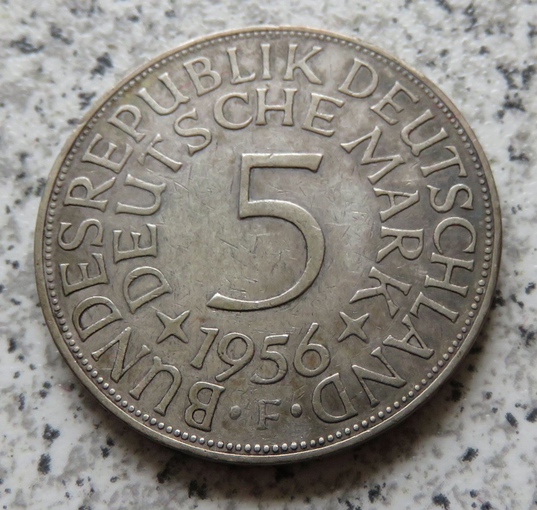  BRD 5 DM 1956 F (Heiermann)   