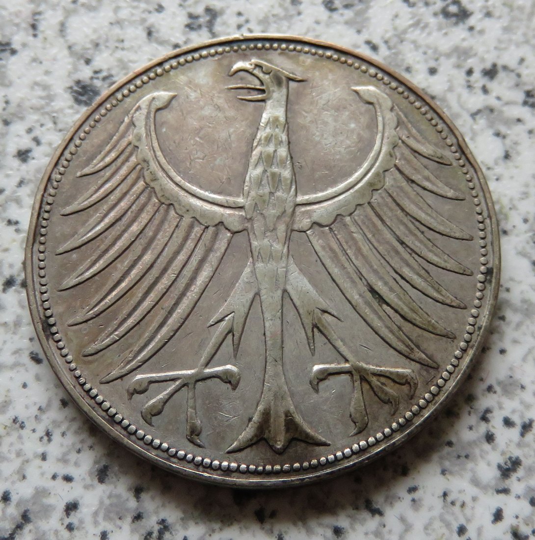  BRD 5 DM 1956 F (Heiermann)   
