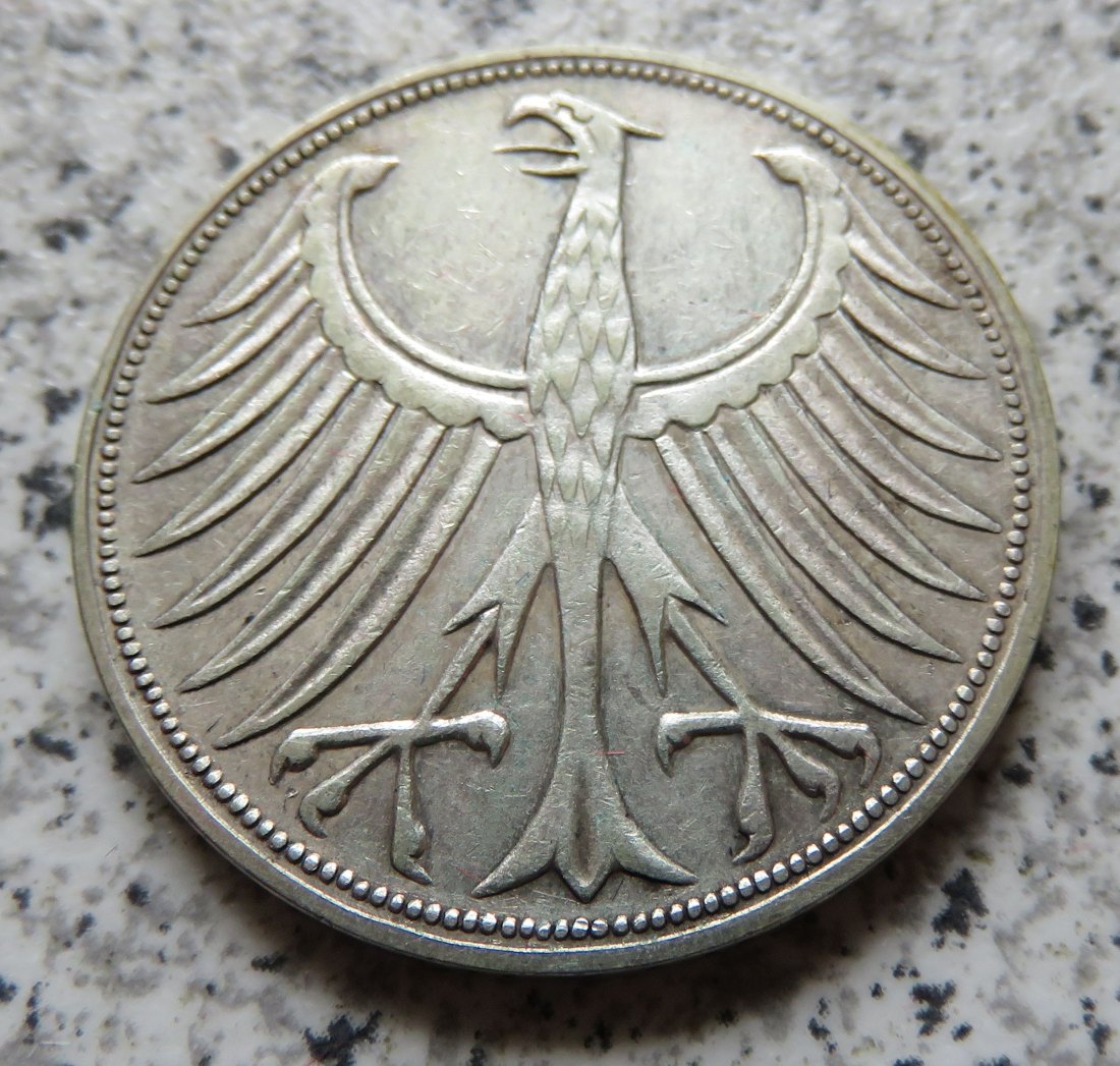  BRD 5 DM 1959 G (Heiermann)   