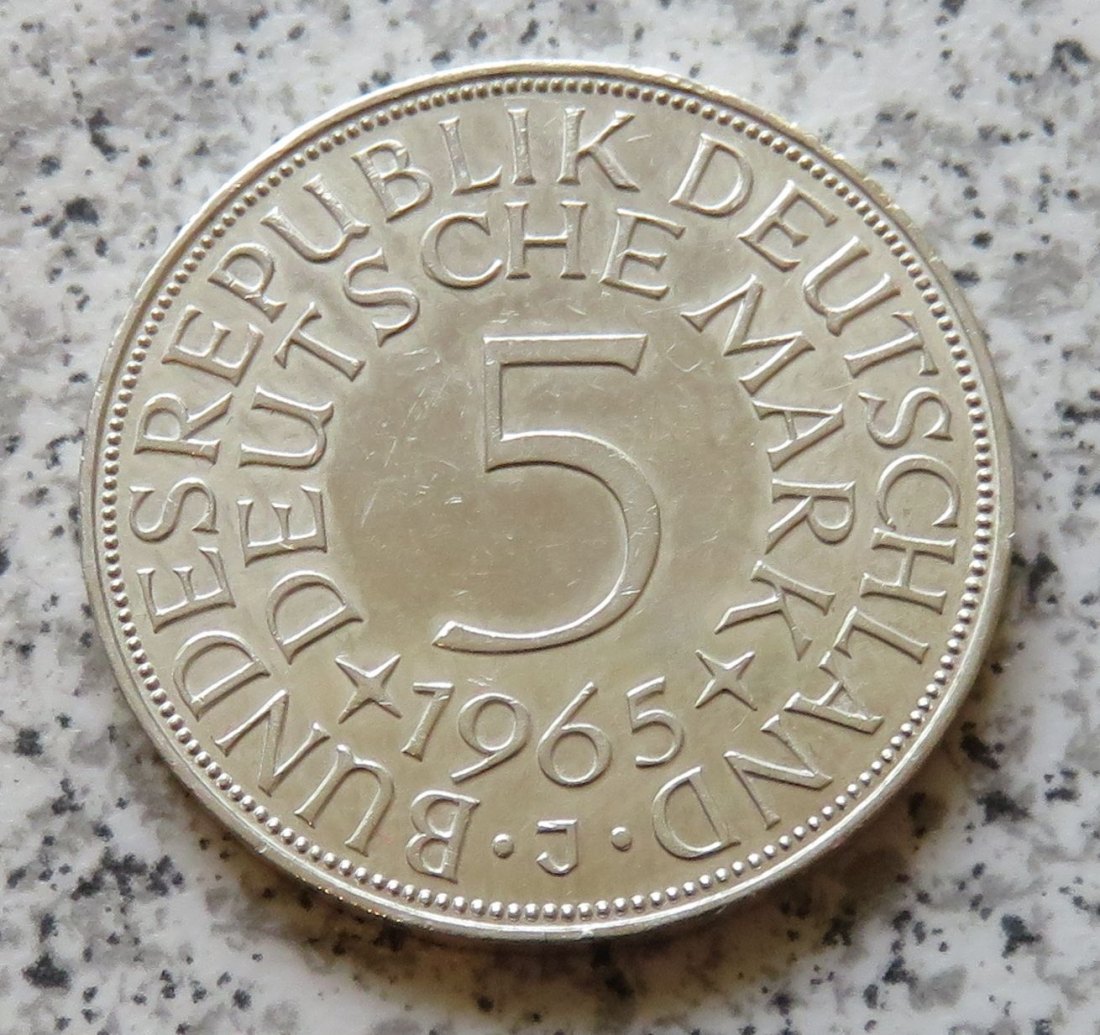 BRD 5 DM 1965 J (Heiermann)   