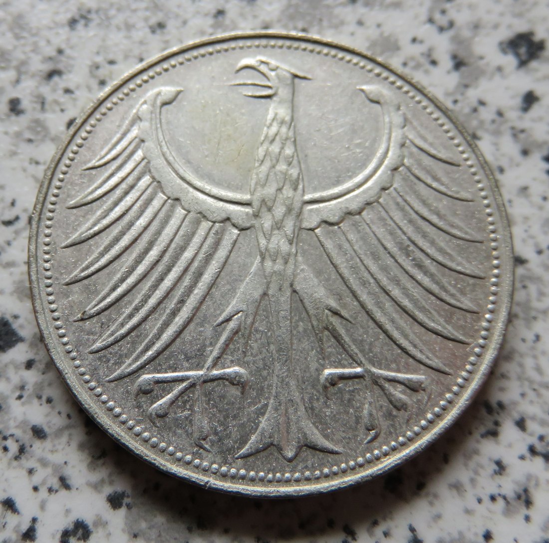  BRD 5 DM 1966 D (Heiermann)   