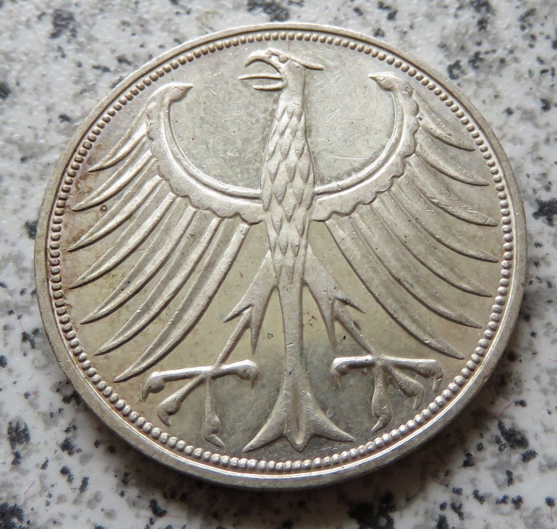  BRD 5 DM 1966 F (Heiermann)   