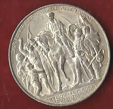  Preussen 2 Mark Befreiungskriege 1913 Münzankauf Koblenz Frank Maurer AK 4   