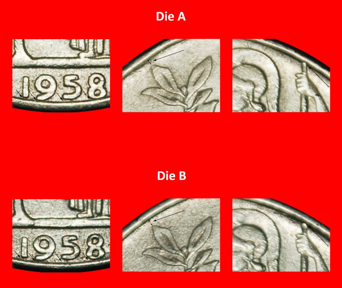 Ⰶ GODDESS MINERVA (1954-1989): ITALY ★ 100 LIRAS 1958R! 2 DISCOVERY COINS! ★ LOW START ★ NO RESERVE!