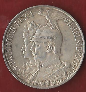  Preussen 2 Mark 200 Jahre 1901 Münzankauf Koblenz Frank Maurer AK 9   