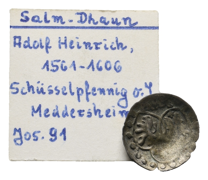  Altdeutschland; Meddersheim; Schlüsselpfennig   