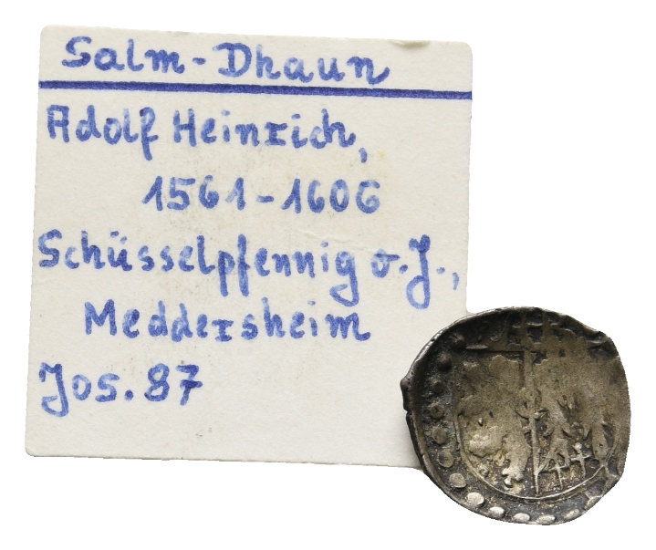  Altdeutschland; Meddersheim; Schlüsselpfennig   