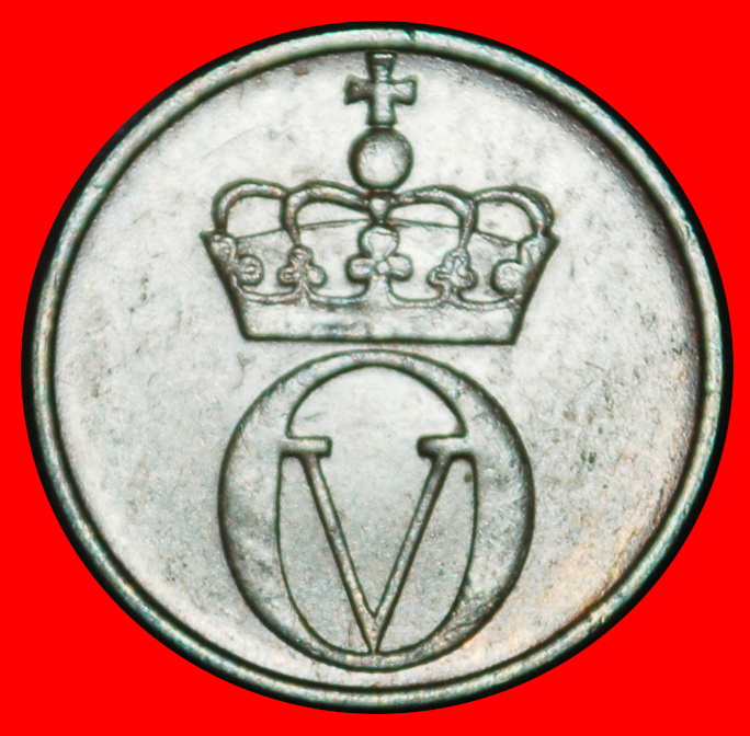  Ⰶ SQUIRREL (1958-1972): NORWAY ★ 1 ORE 1972! OLAV V (1957-1991)★ LOW START ★ NO RESERVE!   