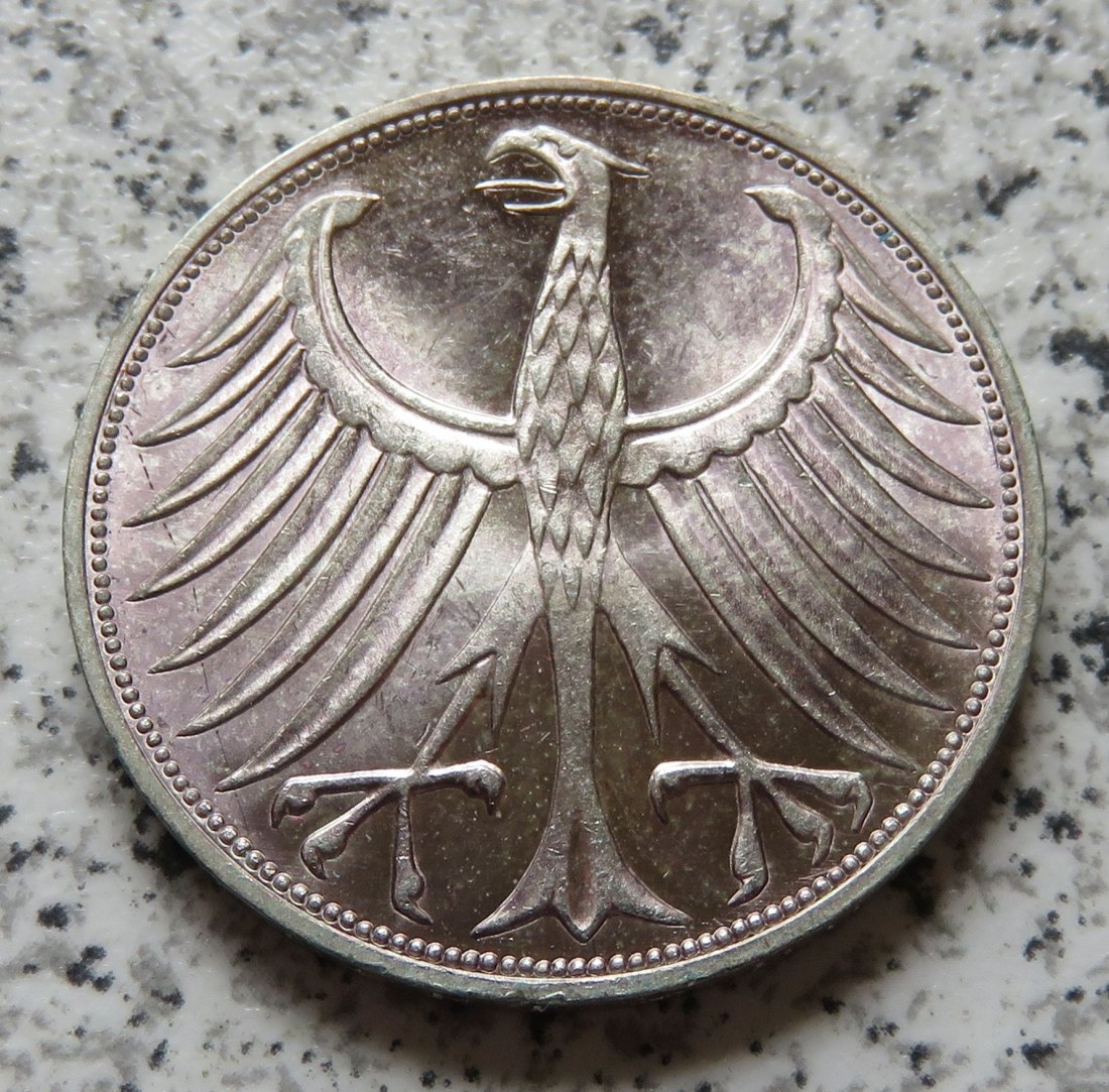  BRD 5 DM 1970 G (Heiermann oder Silberadler)   
