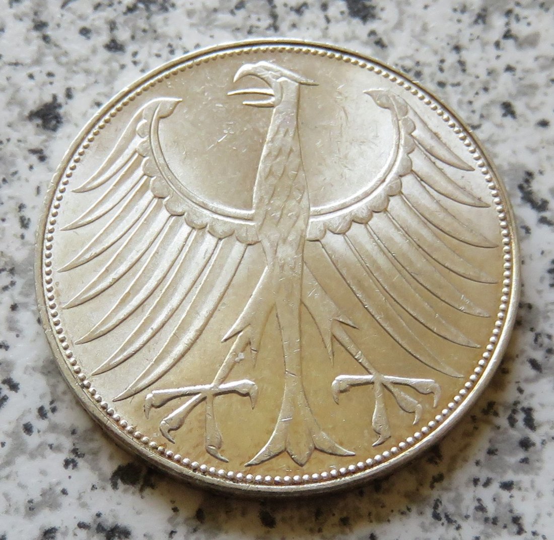  BRD 5 DM 1971 G (Heiermann oder Silberadler)   