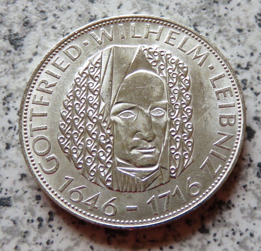  BRD 5 DM 1966 D Leibniz   