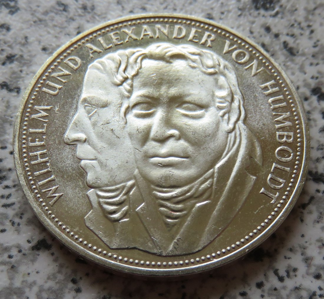 BRD 5 DM 1967 F Gebrüder Humboldt   