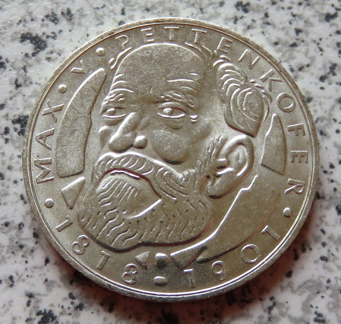  BRD 5 DM 1968 D Pettenkofer   