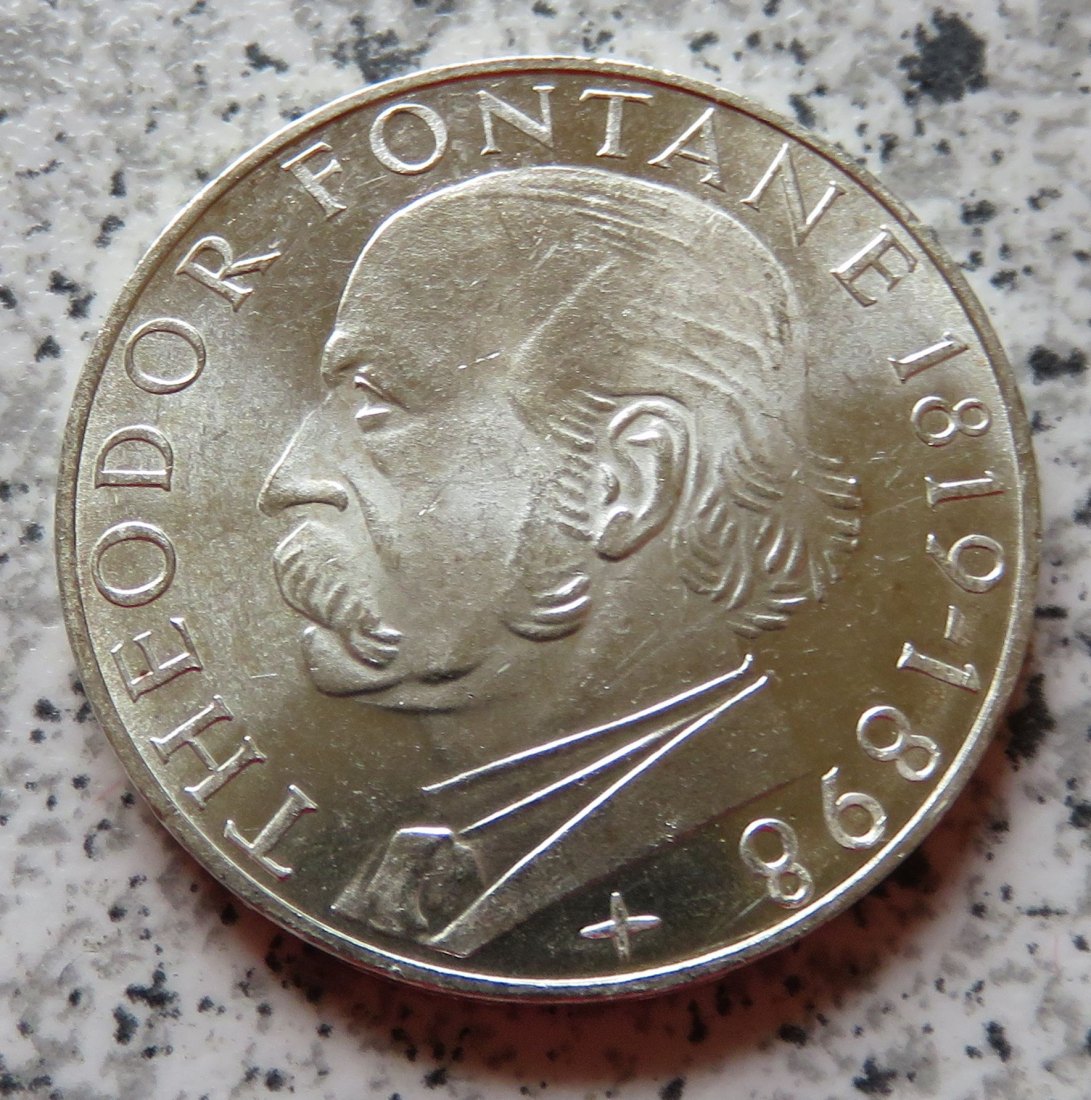  BRD 5 DM 1969 G Theodor Fontane   