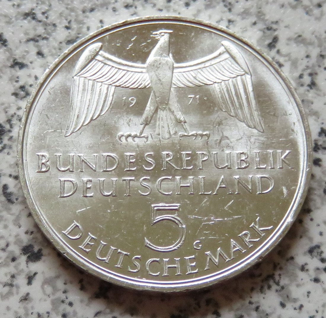  BRD 5 DM 1971 G Reichsgründung 1871   