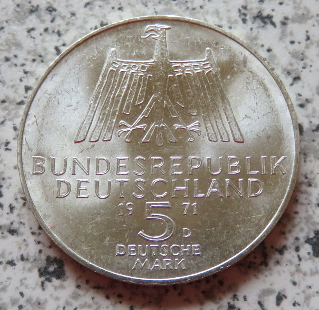  BRD 5 DM 1971 D Albrecht Dürer   