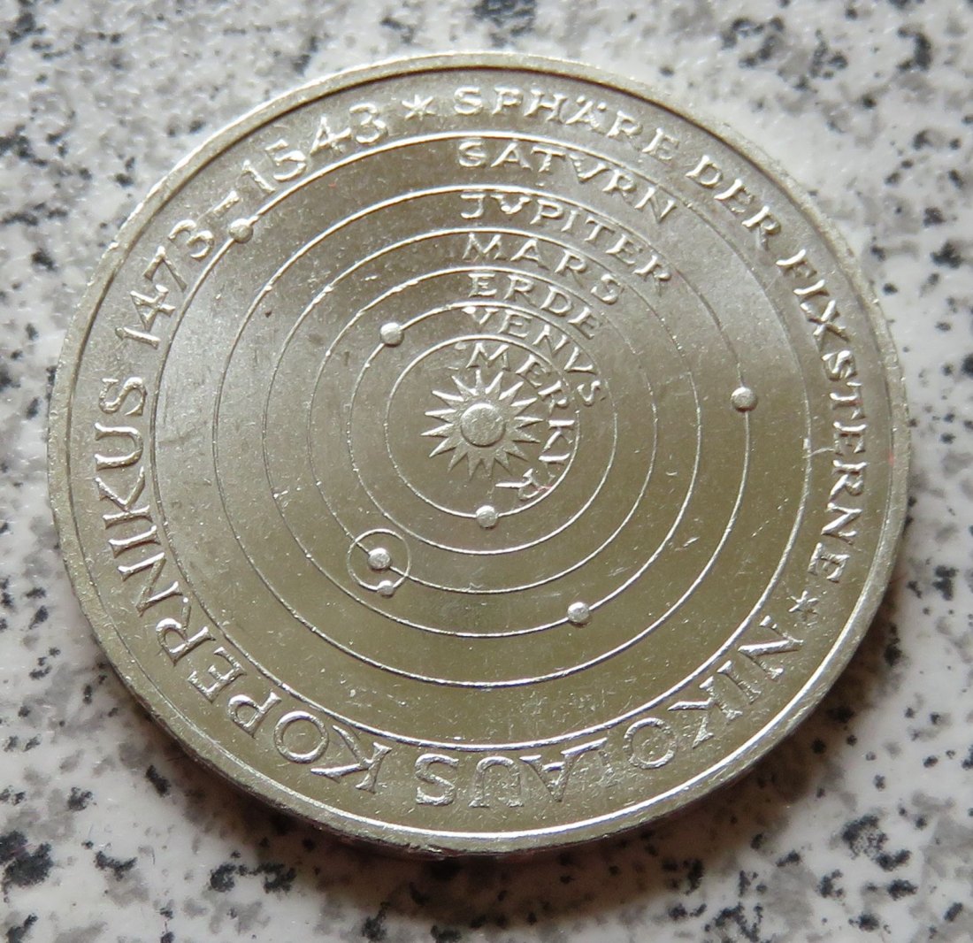  BRD 5 DM 1973 J Nikolaus Kopernikus   