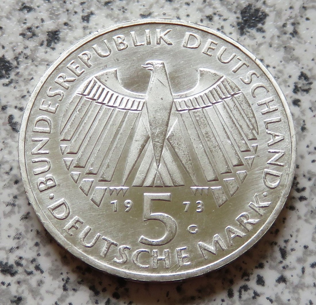  BRD 5 DM 1973 G Frankfurter Nationalversammlung   