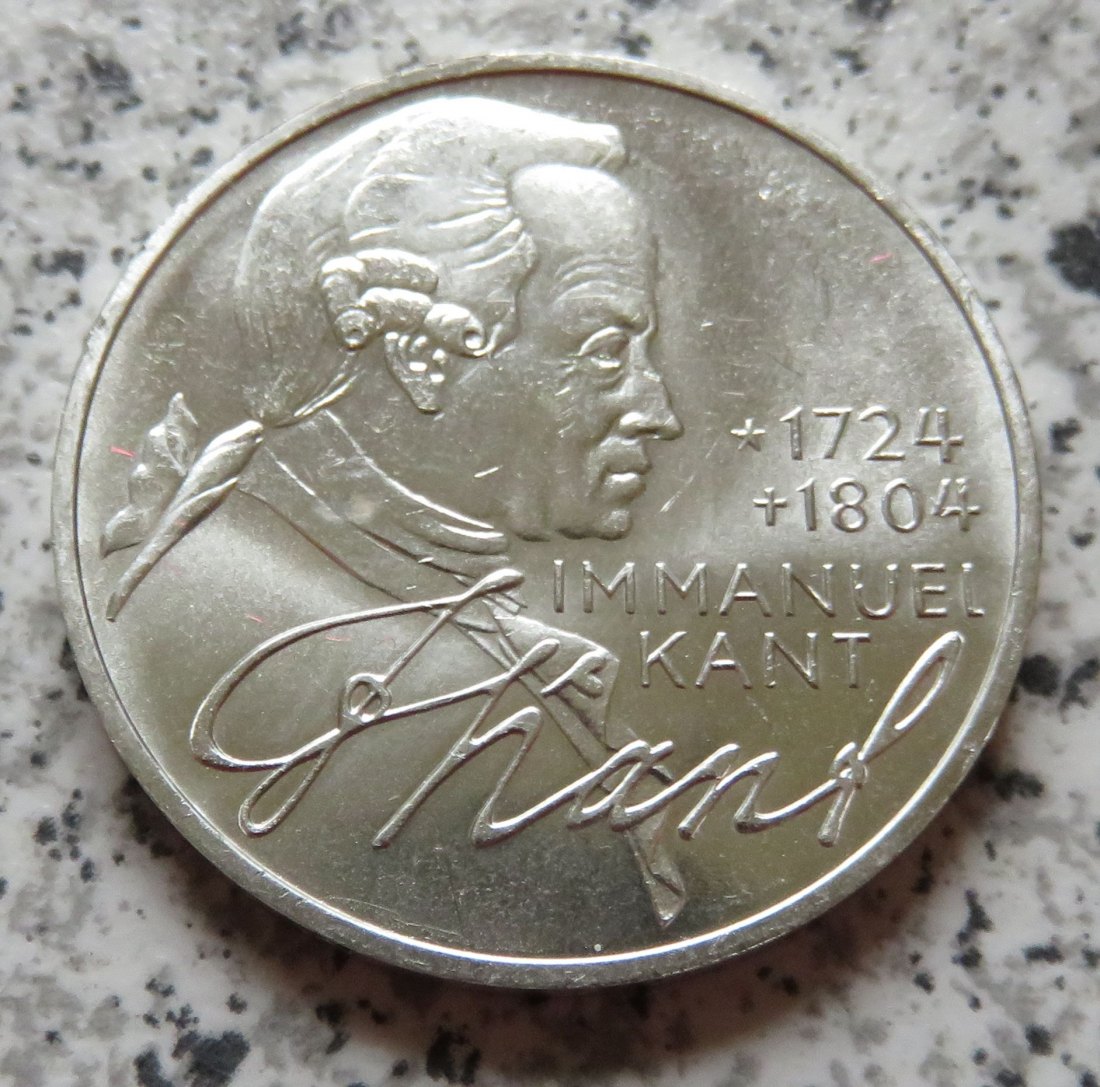  BRD 5 DM 1974 D Immanuel Kant   