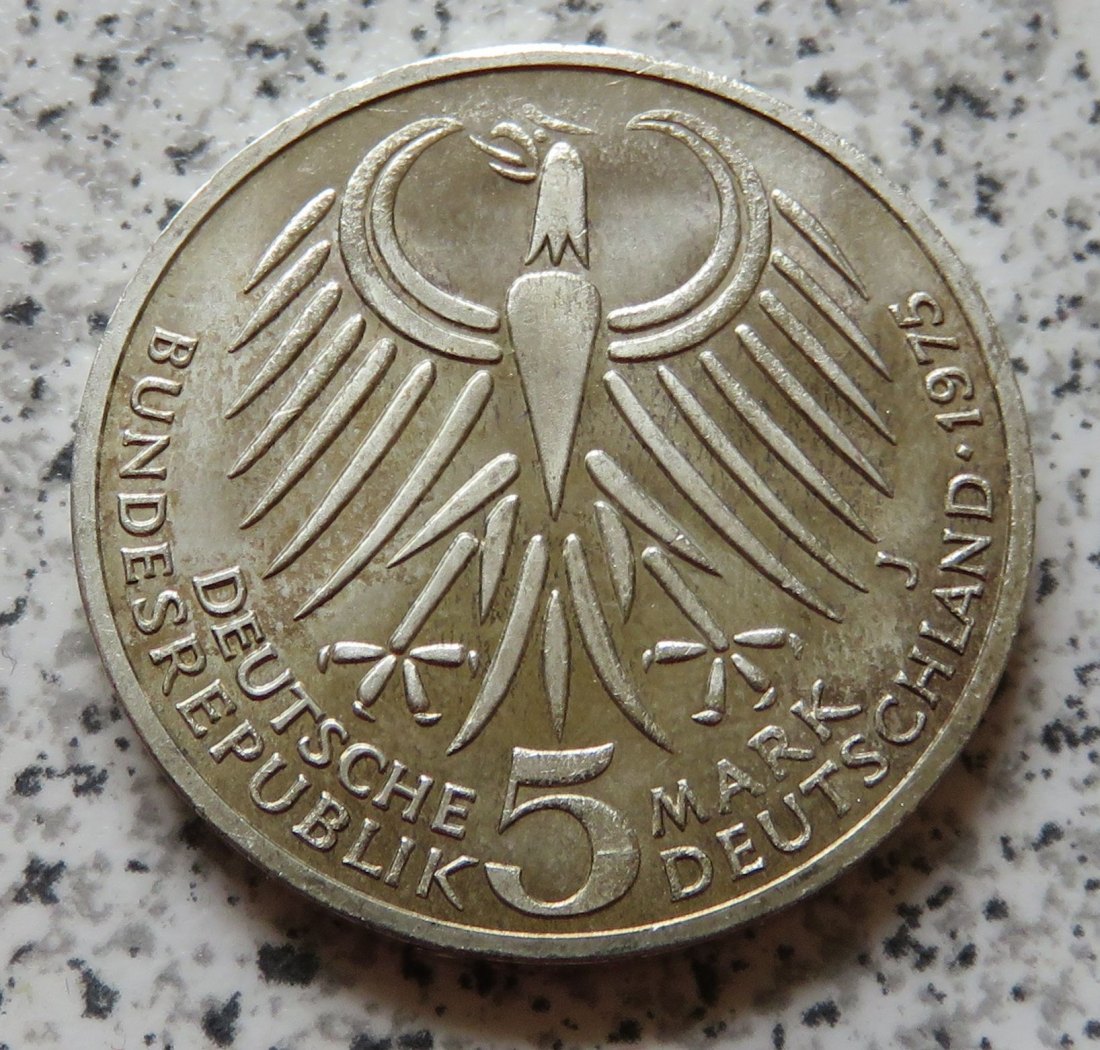  BRD 5 DM 1975 J Friedrich Ebert   