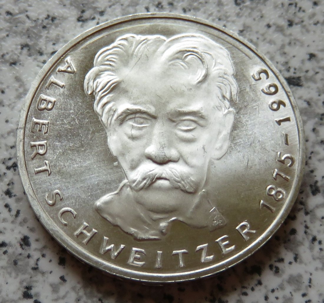  BRD 5 DM 1975 G Albert Schweitzer   