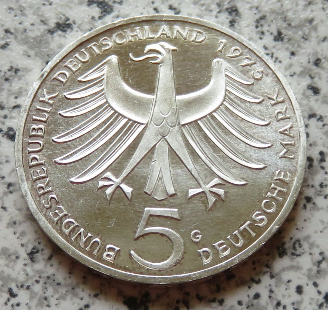  BRD 5 DM 1975 G Albert Schweitzer   