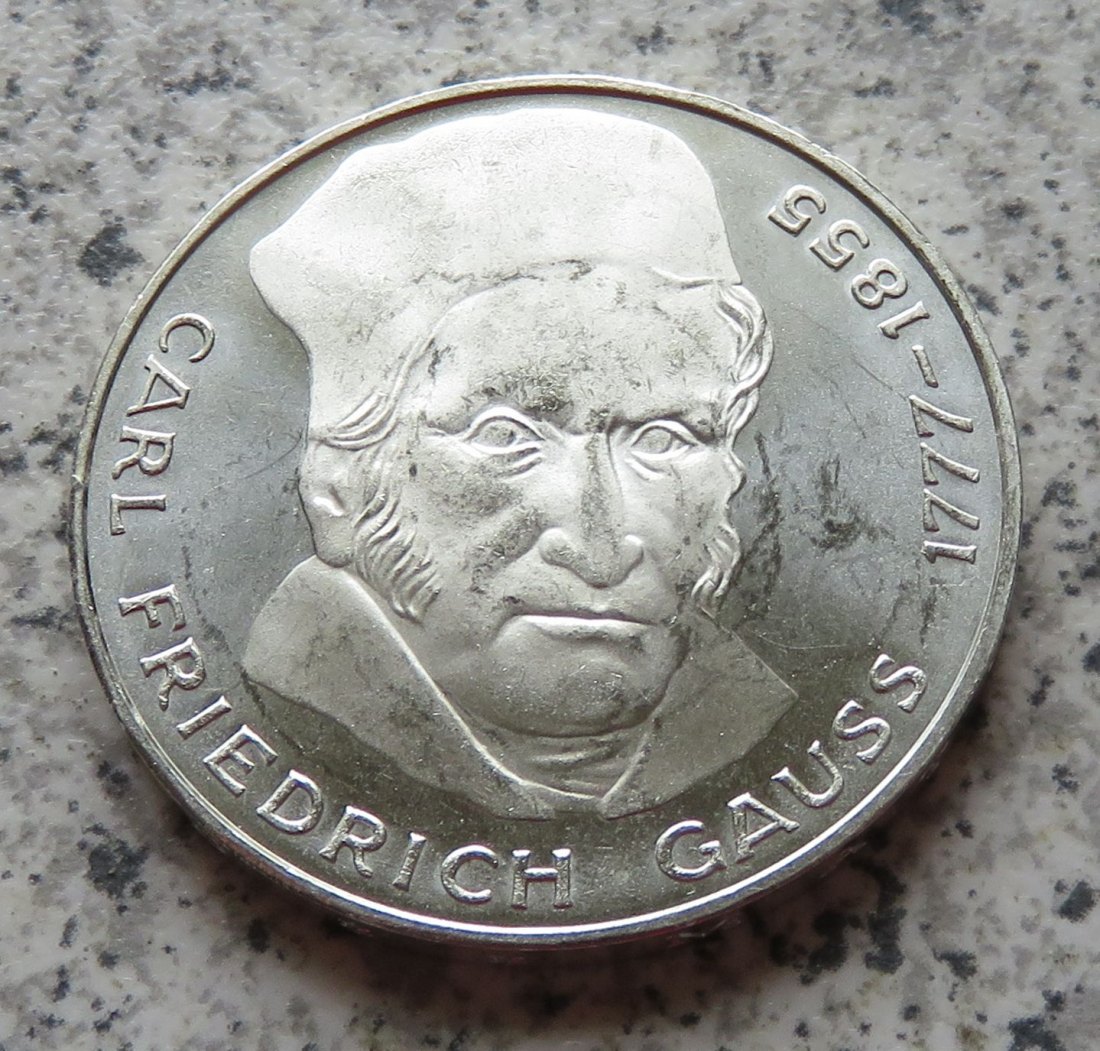  BRD 5 DM 1977 J Carl Friedrich Gauß   