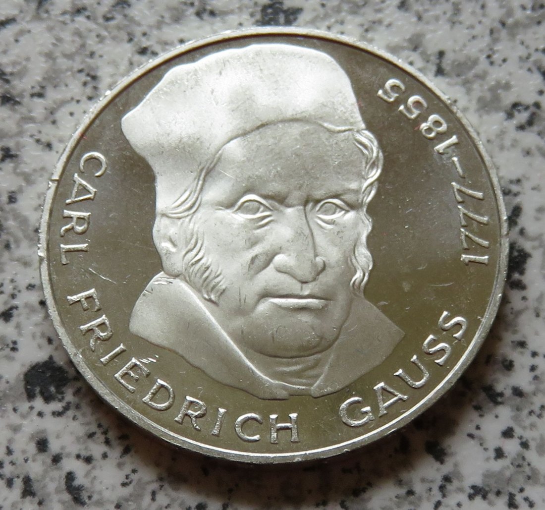  BRD 5 DM 1977 J Carl Friedrich Gauß   