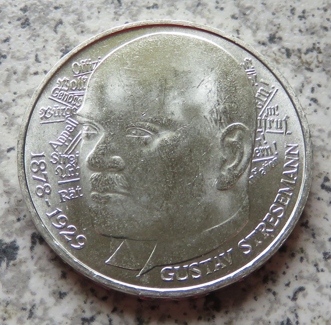  BRD 5 DM 1978 D Gustav Stresemann   